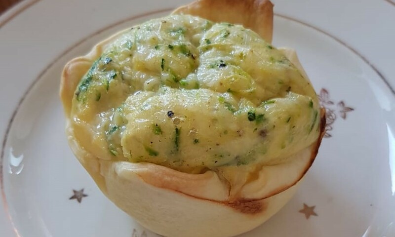 Mini-quiches courgette et gruyère