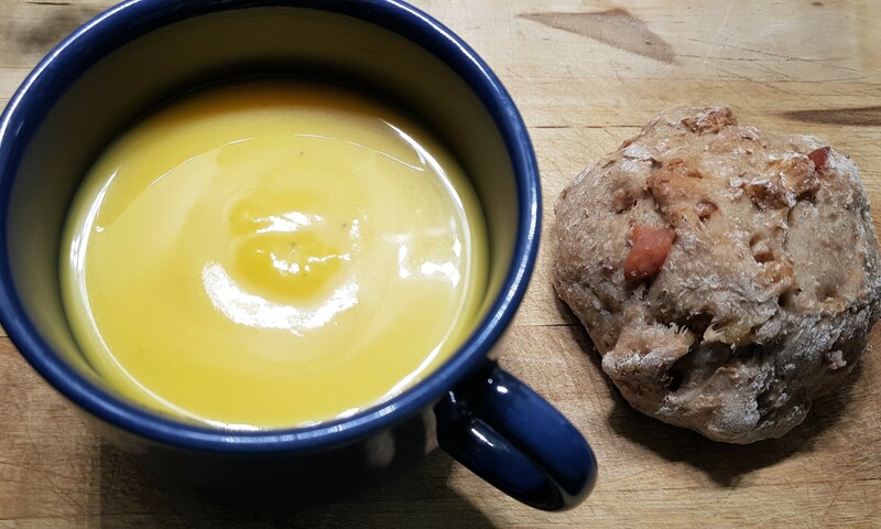 Velouté potimarron et carottes