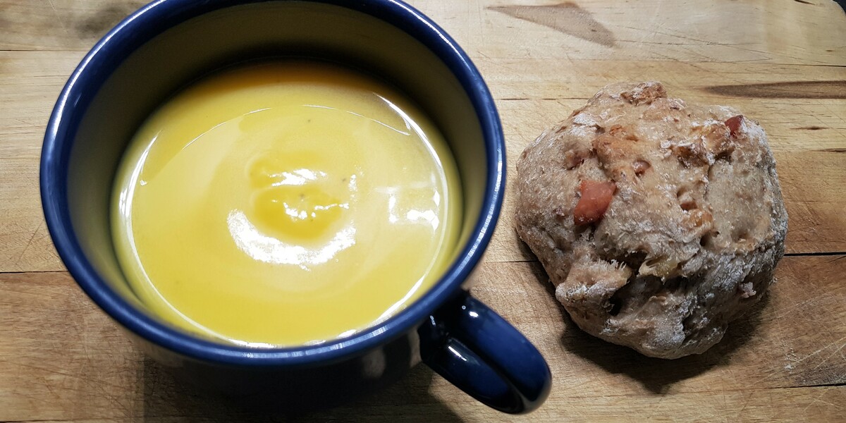 Velouté potimarron et carottes